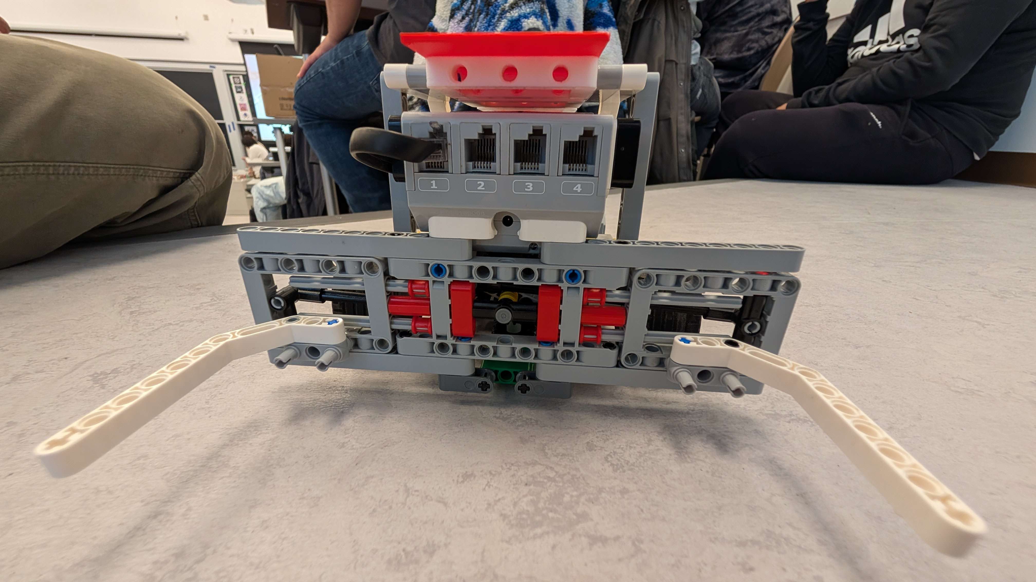 LEGO EV3 robot built for the RoboSoccer competition